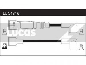 LUCAS ELECTRICAL LUC4316 uždegimo laido komplektas