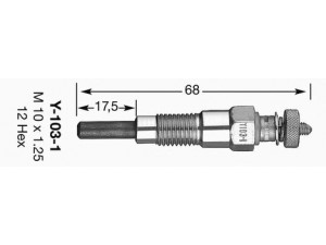 NGK 6225 kaitinimo žvakė
11065-Y1400, 11065-Y1401, 11065-Y1400