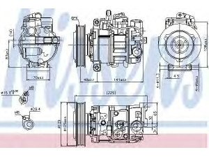 NISSENS 89209 kompresorius, oro kondicionierius 
 Oro kondicionavimas -> Kompresorius/dalys
4F0260805AB, 4F0260805AF, 4F0260805H