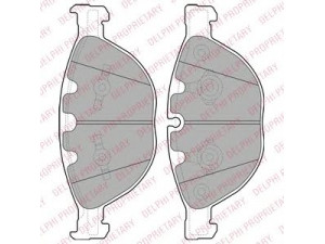 DELPHI LP2041 stabdžių trinkelių rinkinys, diskinis stabdys 
 Techninės priežiūros dalys -> Papildomas remontas
3411 2284 065, C2D3801