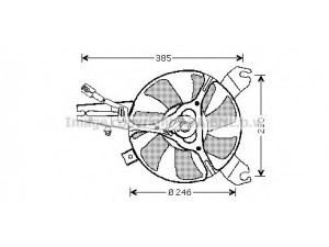 AVA QUALITY COOLING MZ7527 ventiliatorius, radiatoriaus 
 Aušinimo sistema -> Oro aušinimas
LB8361710B