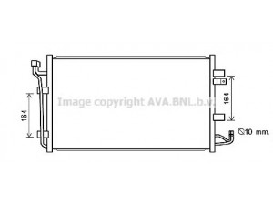 AVA QUALITY COOLING DN5387 kondensatorius, oro kondicionierius