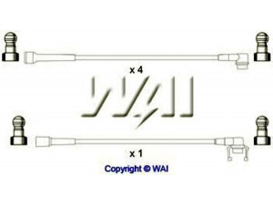 WAIglobal SL054 uždegimo laido komplektas