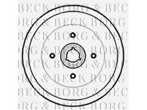 BORG & BECK BBR7172 stabdžių būgnas 
 Stabdžių sistema -> Būgninis stabdys -> Stabdžių būgnas
191501615A, 1H0501615, 1H050161A