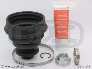 CDX 22-3058 gofruotoji membrana, kardaninis velenas 
 Ratų pavara -> Gofruotoji membrana