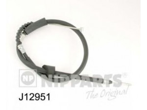 NIPPARTS J12951 trosas, stovėjimo stabdys 
 Stabdžių sistema -> Valdymo svirtys/trosai
46410-26450