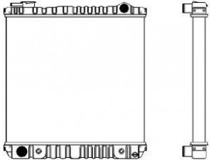 SAKURA  Automotive 1231-0301 radiatorius, variklio aušinimas