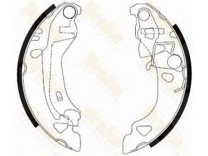 Brake ENGINEERING SH2438 stabdžių trinkelių komplektas 
 Techninės priežiūros dalys -> Papildomas remontas
71738378, 77362297, 9945975, 9947773