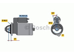 BOSCH 0 001 109 361 starteris 
 Elektros įranga -> Starterio sistema -> Starteris
059 911 021 D, 059 911 021 D