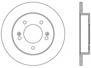 OPEN PARTS BDA2569.10 stabdžių diskas 
 Stabdžių sistema -> Diskinis stabdys -> Stabdžių diskas
584111P300, 584111P300