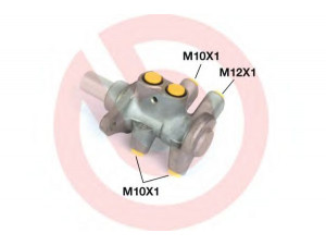 BREMBO M 24 042 pagrindinis cilindras, stabdžiai 
 Stabdžių sistema -> Pagrindinis stabdžių cilindras
1146125, 1325330, 1430780, 1463553