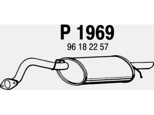FENNO P1969 galinis duslintuvas 
 Išmetimo sistema -> Duslintuvas
96182257, 96182257