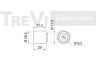 TREVI AUTOMOTIVE TD1026 kreipiantysis skriemulys, paskirstymo diržas 
 Diržinė pavara -> Paskirstymo diržas/komplektas -> Laisvasis/kreipiamasis skriemulys
028109244, 1005120, 7400530, VX028109244VX