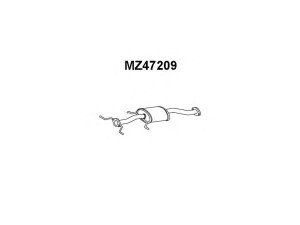 VENEPORTE MZ47209 priekinis duslintuvas 
 Išmetimo sistema -> Duslintuvas
F20140300, F22840300, F22840300B