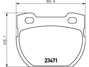 HELLA PAGID 8DB 355 010-921 stabdžių trinkelių rinkinys, diskinis stabdys 
 Techninės priežiūros dalys -> Papildomas remontas
SFP000130, SFP000250