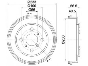 HELLA PAGID 8DT 355 301-011 stabdžių būgnas 
 Stabdžių sistema -> Būgninis stabdys -> Stabdžių būgnas
4243187709, 4243187709000