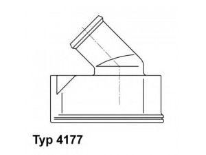 WAHLER 4177.92D termostatas, aušinimo skystis 
 Aušinimo sistema -> Termostatas/tarpiklis -> Thermostat
13 38 068, 13 38 068, 90 411 948