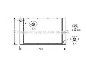 AVA QUALITY COOLING BW2337 radiatorius, variklio aušinimas 
 Aušinimo sistema -> Radiatorius/alyvos aušintuvas -> Radiatorius/dalys
17117795138, 17117795878, 7795138
