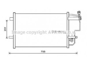 AVA QUALITY COOLING MZ5242 kondensatorius, oro kondicionierius