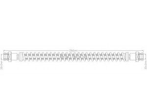 REMKAFLEX 1689 stabdžių žarnelė 
 Stabdžių sistema -> Stabdžių žarnelės
MB238169, MB500748, MB857551, MB857573