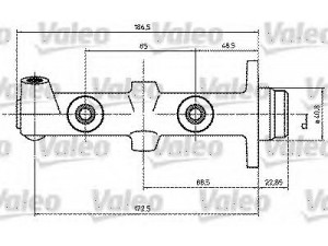 VALEO 350686 pagrindinis cilindras, stabdžiai 
 Stabdžių sistema -> Pagrindinis stabdžių cilindras
6136834, 6136835