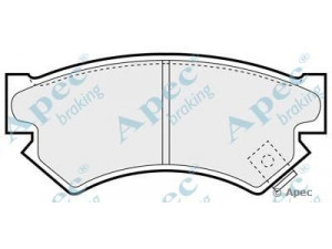APEC braking PAD747 stabdžių trinkelių rinkinys, diskinis stabdys
07251-93040, 725193040, 725193041