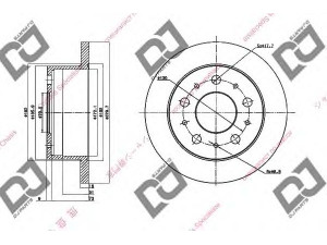 DJ PARTS BD1529 stabdžių diskas 
 Stabdžių sistema -> Diskinis stabdys -> Stabdžių diskas
46833807