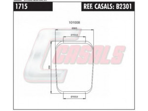 CASALS B2301 dėklas, pneumatinė pakaba 
 Pakaba -> Pneumatinė pakaba
5000819517, 0659561, 0683392, 4456111