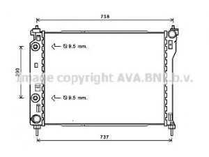 AVA QUALITY COOLING OL2626 radiatorius, variklio aušinimas 
 Aušinimo sistema -> Radiatorius/alyvos aušintuvas -> Radiatorius/dalys
20777042, 4818240, 20777042