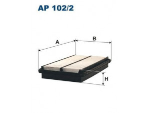 FILTRON AP102/2 oro filtras 
 Techninės priežiūros dalys -> Techninės priežiūros intervalai
17220PAAA00, 17220PDAE01, 17220PDEE01