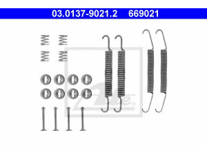 ATE 03.0137-9021.2 priedų komplektas, stabdžių trinkelės 
 Stabdžių sistema -> Būgninis stabdys -> Dalys/priedai
