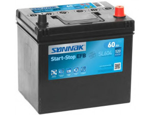 SONNAK SL604 starterio akumuliatorius; starterio akumuliatorius 
 Elektros įranga -> Akumuliatorius
PE1T-18-520-9B, 28800-YZZFA