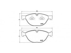 BREMBO P 06 058 stabdžių trinkelių rinkinys, diskinis stabdys 
 Techninės priežiūros dalys -> Papildomas remontas
34116778048, 34116791514, 34116865868