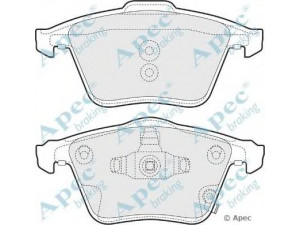 APEC braking PAD1587 stabdžių trinkelių rinkinys, diskinis stabdys 
 Techninės priežiūros dalys -> Papildomas remontas
GPYA-33-23ZG, GPYA3323ZB, GPYA3323ZC