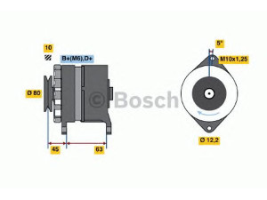 BOSCH 0 986 034 390 kintamosios srovės generatorius 
 Elektros įranga -> Kint. sr. generatorius/dalys -> Kintamosios srovės generatorius
2101 3701005, 2105 3701010, 2108 3701010