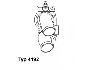 WAHLER 4192.92D termostatas, aušinimo skystis 
 Aušinimo sistema -> Termostatas/tarpiklis -> Thermostat
13 38 092, 90 576 015, 90 576 015