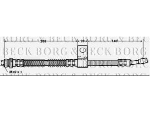 BORG & BECK BBH7004 stabdžių žarnelė 
 Stabdžių sistema -> Stabdžių žarnelės
58732-02010, 5873202010, 5873202011