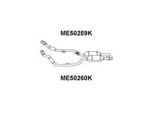 VENEPORTE ME50260K katalizatoriaus keitiklis
2104900020, 2104900347, 2104904019