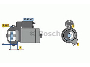 BOSCH 0 986 022 020 starteris 
 Elektros įranga -> Starterio sistema -> Starteris
12 41 7 798 006, 12 41 7 804 140