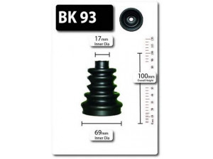 SHAFTEC BK93 gofruotoji membrana, kardaninis velenas 
 Ratų pavara -> Gofruotoji membrana