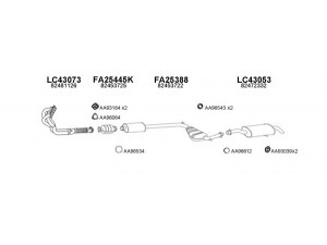 VENEPORTE 430053 išmetimo sistema 
 Išmetimo sistema -> Išmetimo sistema, visa