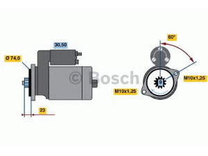 BOSCH 0 986 014 511 starteris 
 Elektros įranga -> Starterio sistema -> Starteris
28100 72010 000, 28100 72010, 28100 72050