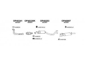VENEPORTE 400272 išmetimo sistema 
 Išmetimo sistema -> Išmetimo sistema, visa