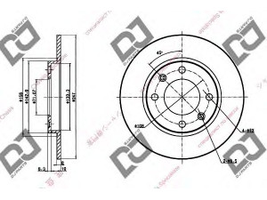 DJ PARTS BD1309 stabdžių diskas 
 Stabdžių sistema -> Diskinis stabdys -> Stabdžių diskas
95661749, 96012770, 4246G6