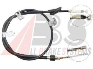 A.B.S. K14007 trosas, stovėjimo stabdys 
 Stabdžių sistema -> Valdymo svirtys/trosai
47560-SB0-053, 47560-SB0-063