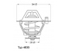 WAHLER 4638.76D termostatas, aušinimo skystis 
 Aušinimo sistema -> Termostatas/tarpiklis -> Thermostat
MD 997605