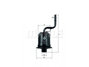 KNECHT KL 247 kuro filtras 
 Techninės priežiūros dalys -> Papildomas remontas
2330028010