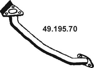 EBERSPÄCHER 49.195.70 išleidimo kolektorius 
 Išmetimo sistema -> Išmetimo vamzdžiai
BP56-40-500B