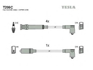 TESLA T206C uždegimo laido komplektas 
 Kibirkšties / kaitinamasis uždegimas -> Uždegimo laidai/jungtys
60538002, 60538003, 60568852