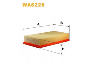 WIX FILTERS WA6226 oro filtras 
 Techninės priežiūros dalys -> Techninės priežiūros intervalai
6610580, 3414709, 34147090, 3434495